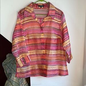 Striped Multicolor Women's Top‎